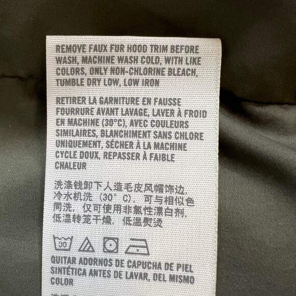 Hollister Puffer Coat Gray Hooded Down Jacket L (Juniors) Lightweight Warm - Picture 7 of 7